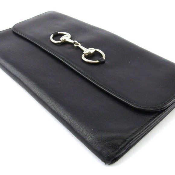 GUCCI wallet hose bit leather Authentic used - Picture 4 of 9